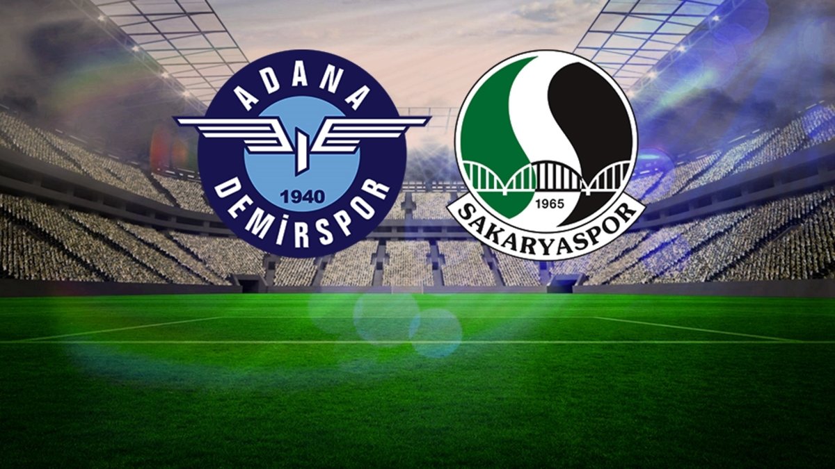 Adana Demirspor – Sakaryaspor maçı CANLI | Adana Demirspor – Sakaryaspor maçı ne zaman, saat kaçta, hangi kanalda?
