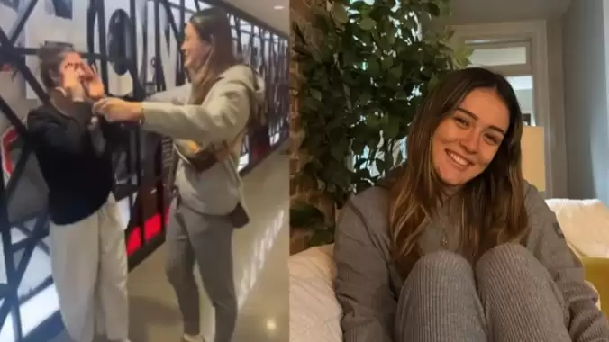 Zehra Güneş’ten kardeşi Mina Güneş’e büyük sürpriz: Gözyaşlarına hakim olamadı