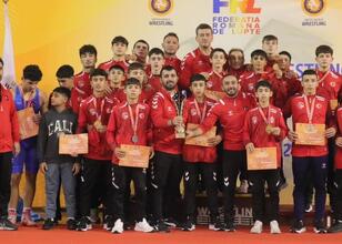 Milli güreşçilerden, 15 Yaş Altı Balkan Şampiyonası’nda 38 madalya!