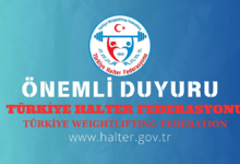 2025 Yılı Halter Hakem Kursu ve Başvuru Bilgileri