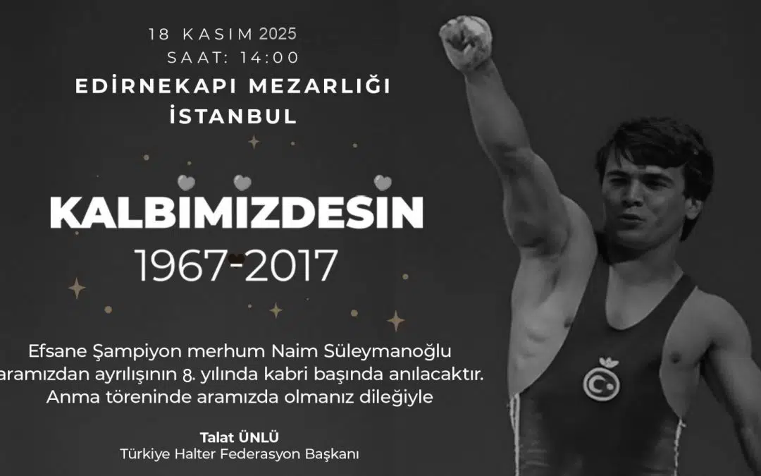 Naim Süleymanoğlu Kabri Başında Anılacak Törenle