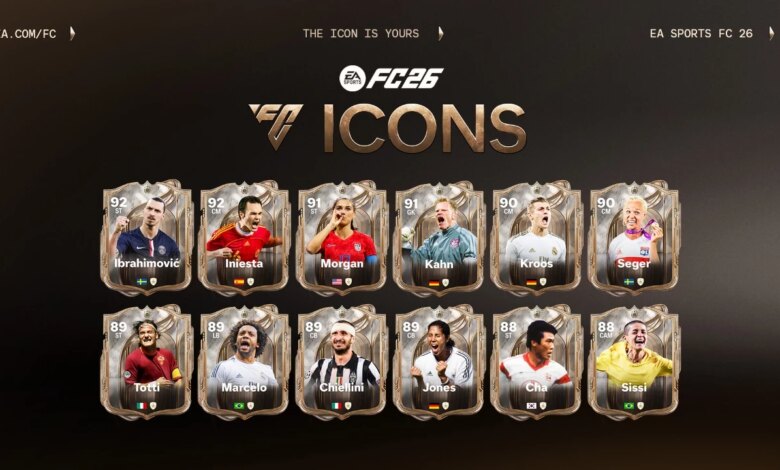 EA SPORTS FC 26’nın Yeni ICON Kadrosu Duyuruldu EA SPORTS FC 26’nın Yeni ICON Kadrosu Duyuruldu