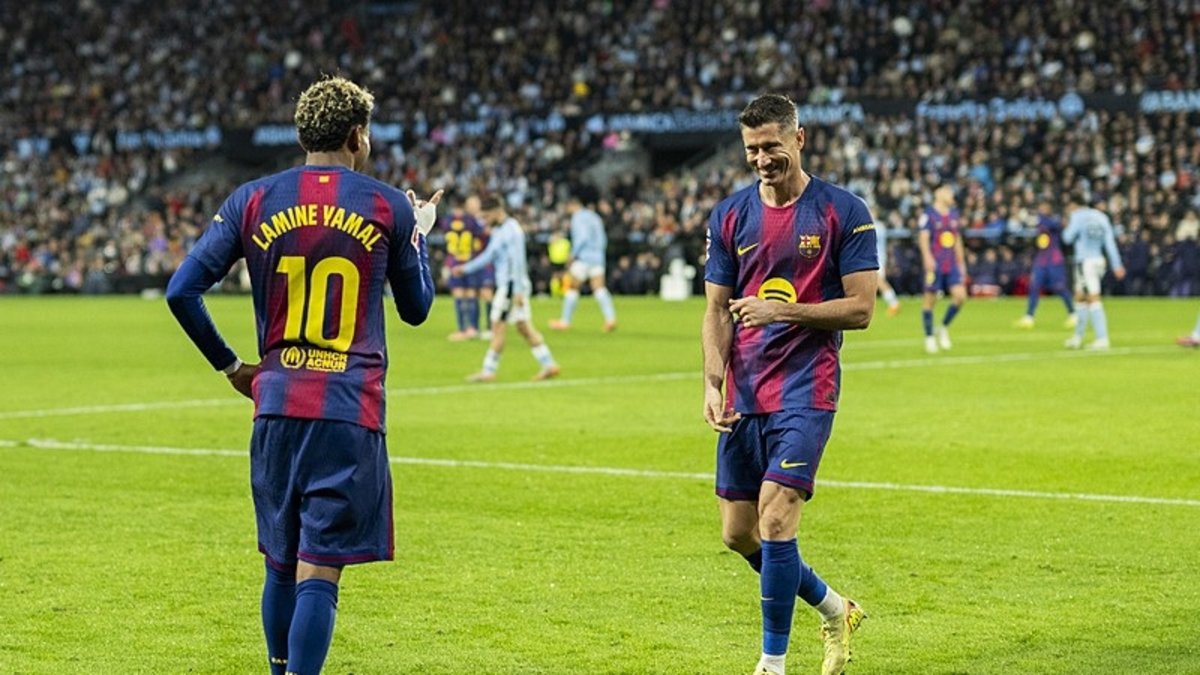 Barcelona, Lewandowski ve Yamal ile Deplasmanda Galip Geldi